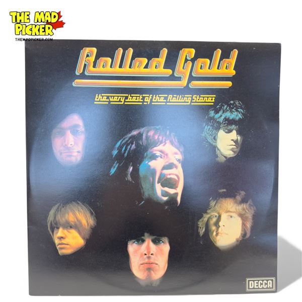 The Very Best Of The Rolling Stones Rolled Gold Vinyl Record, In Sleeve