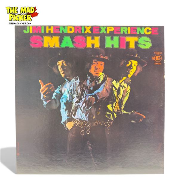 Jimi Hendrix Experience Smash Hits Vinyl Record, In Sleeve