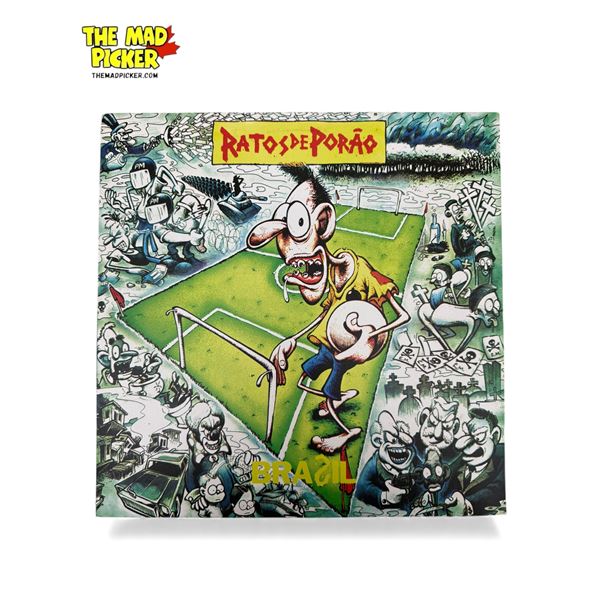 Ratos De Porao Brasil Vinyl Record With Green Colorway, In Sleeve