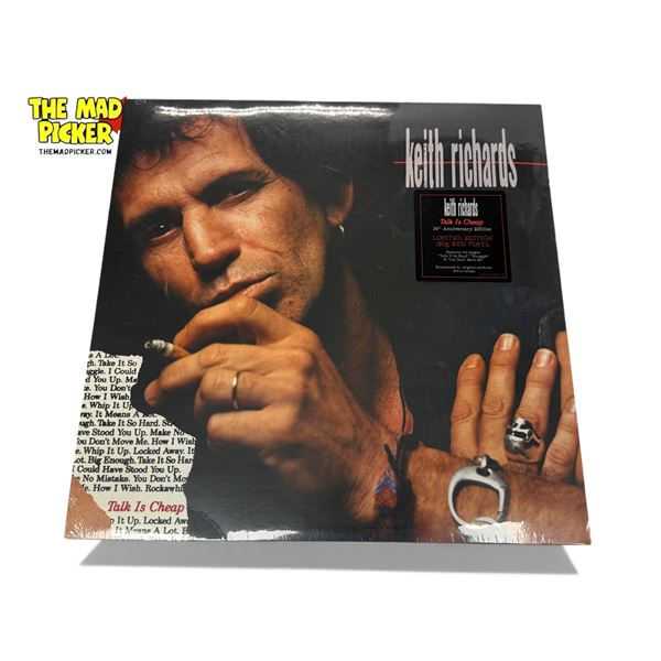Keith Richards Talk Is Cheap Vinyl Record, In Sleeve Sealed