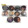 Image 1 : 10 Assorted 45S/Picture Discs, David Bowie, Genesis, Gold, Toto, Etcâ€¦