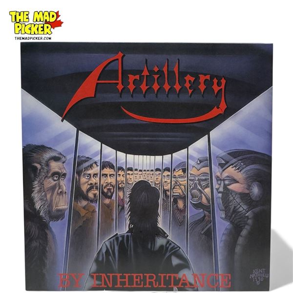 Artillery By Inheritance Vinyl Record With Blue Red Splatter Colorway, In Sleeve
