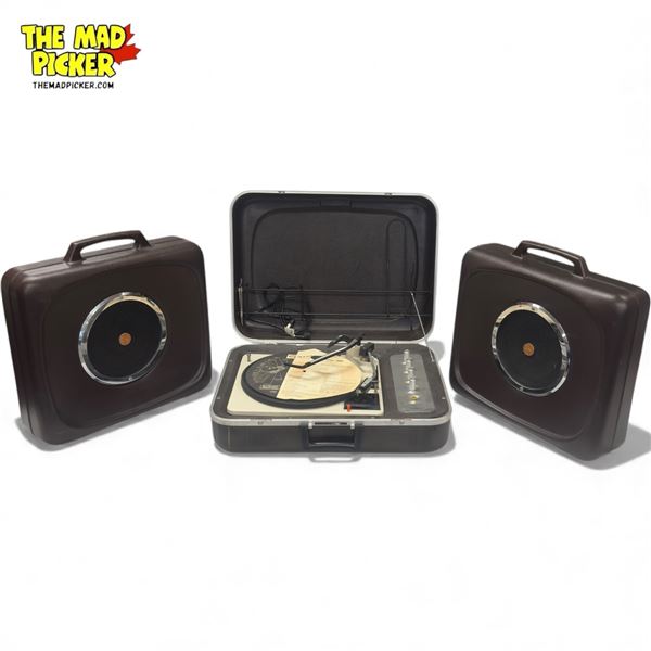 Vintage Garrard Model 3000 4 Speed Record Changer & Player, In Case