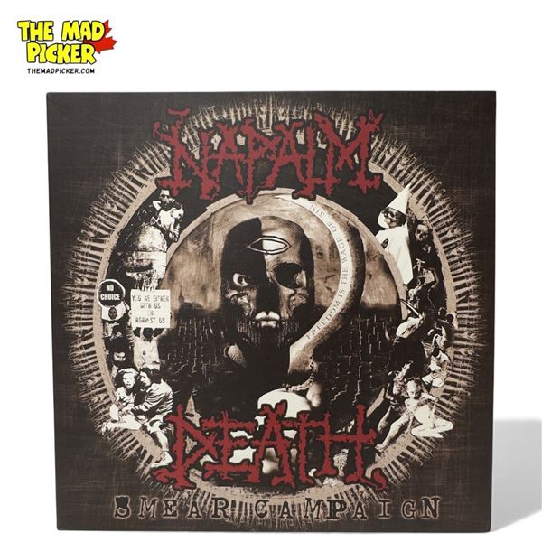 Napalm Death Smear Campaign Vinyl Record With Red Colorway, In Sleeve