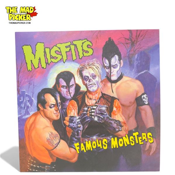 Misfits Famous Monsters Vinyl Record With Green Marbled Colorway, In Sleeve