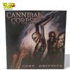 Image 3 : Cannibal Corpse Gore Obsessed Vinyl Record With Red Dark Black Marbled Colorway, In Sleeve