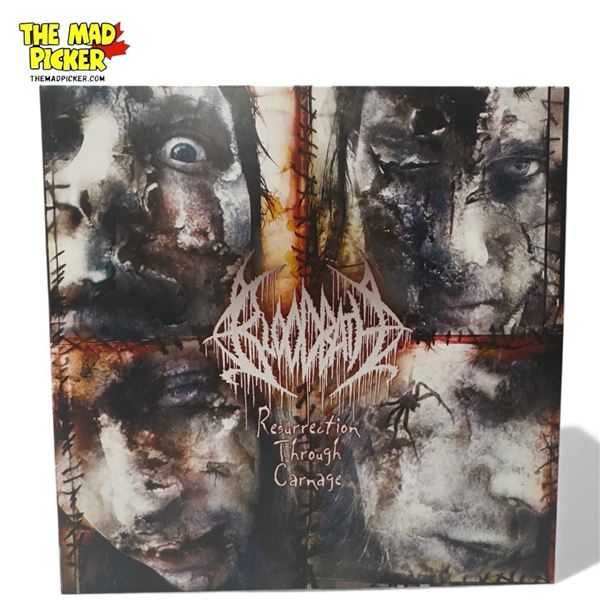 Bloodbath Resurrection Through Carnage Vinyl Record With Silver Colorway, In Sleeve