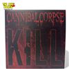 Image 1 : Cannibal Corpse Kill Vinyl Record With Red Dark Translucent Black Marbled Colorway, In Sleeve