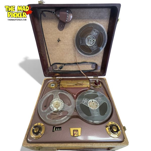 Vintage Webcor Electronic Memory Reel Too Reel, In Original Case