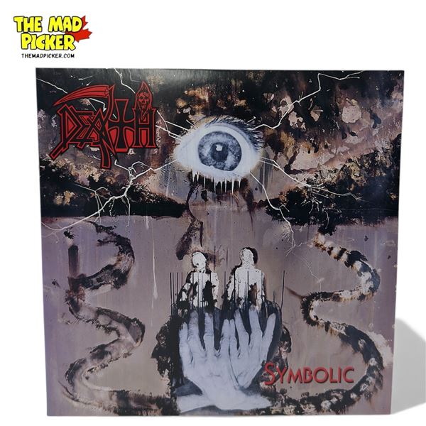 Death Symbolic Vinyl Record With White Colorway, In Sleeve