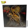 Image 9 : Cattle Decapitation Death Atlas Vinyl Record With Solarcide Amber Marble Colorway, In Sleeve