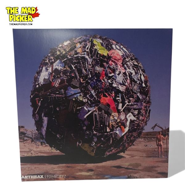 Anthrax Stomp 442 Vinyl Record With Blue Opaque Colorway, In Sleeve