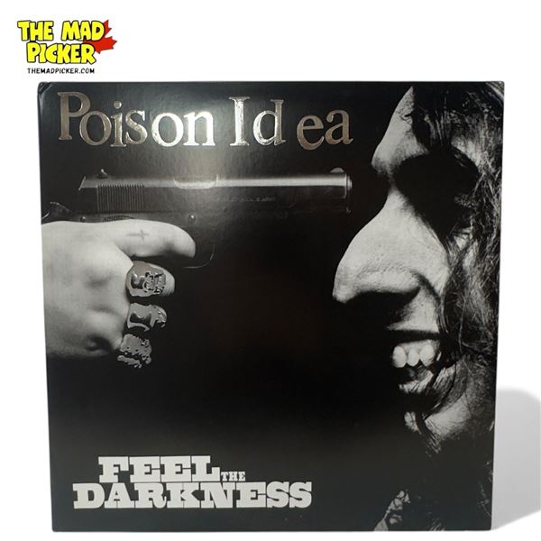 Poison Idea Feel The Darkness Vinyl Record With Silver Colorway, In Sleeve