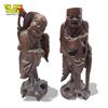 Image 1 : Pair Of Wooden Carved Chinese Wise Men