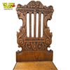 Image 2 : Early Carved Gargoyle Wooden Chair