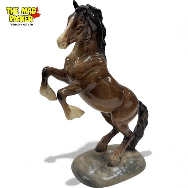 Porcelain Porcelain Rearing Horse
