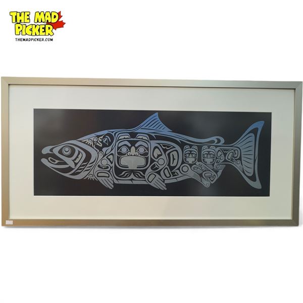Framed Print  Supernatural Salmon , By April White