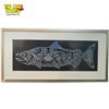 Image 1 : Framed Print "Supernatural Salmon", By April White