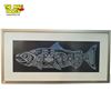 Image 2 : Framed Print "Supernatural Salmon", By April White