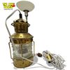 Image 2 : Vintage Ankerlicht Hanging Brass Lantern Converted To Light