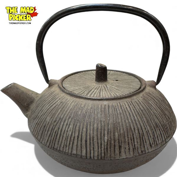 Cast Metal Asian Teapot