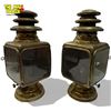 Image 1 : Vintage Pair Of Brass Driving Lamps