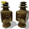 Image 2 : Vintage Pair Of Brass Driving Lamps