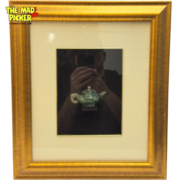 Framed Jade Teapot