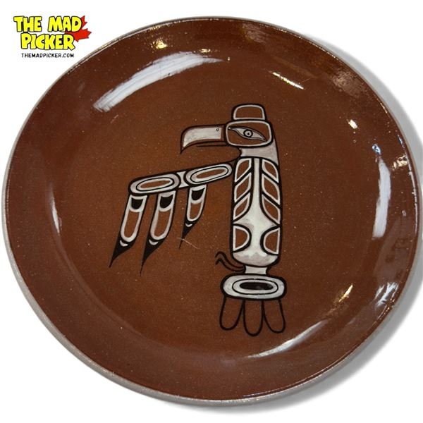 Vintage Lambert Pottery Eagle Crest Plate