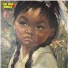 Image 3 : Framed Oil On Canvas Of First Nations Child, Signed Francis
