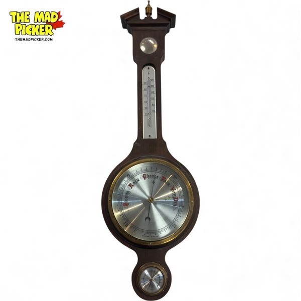 Vintage Thermometer Barometer