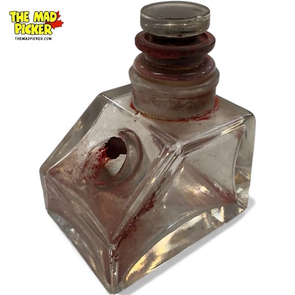 Vintage Glass Inkwell