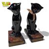 Image 1 : Pair Of Porcelain Cat Bookends