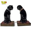Image 2 : Pair Of Porcelain Cat Bookends