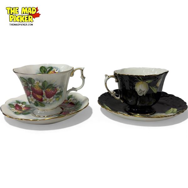 Royal Albert & Aynsley Teacups And Saucers