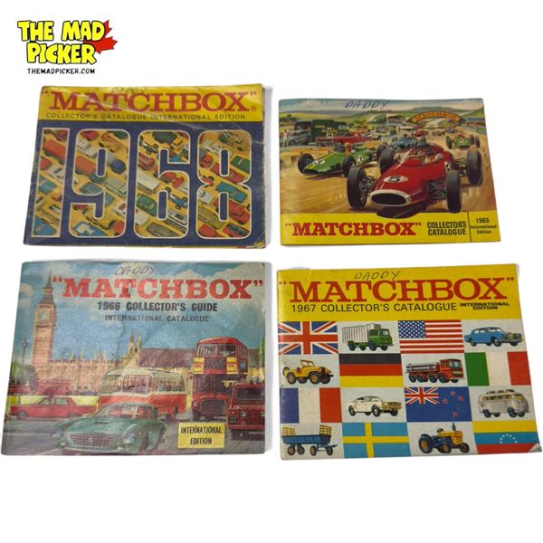 4 Vintage Matchbox Collectors Catalogs