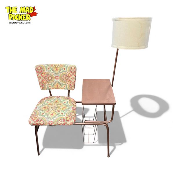 Vintage Conversation/Telephone Desk With Light