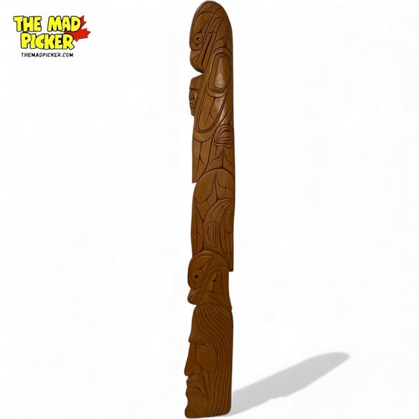 Hand Carved First Nations Wall Plaque By Sequilem