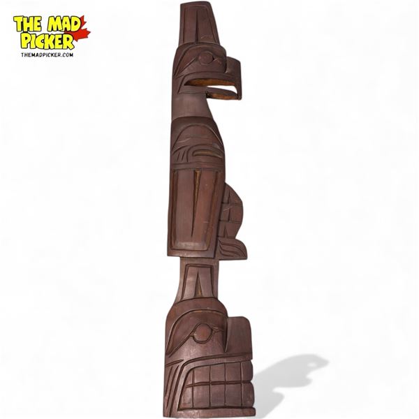 Hand Carved First Nations Wall Plaque By Carl Joseph