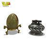 Image 1 : Vintage Table Lighter & Carved Agate Egg On Stand