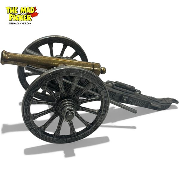 Miniature Decorative Metal Cannon