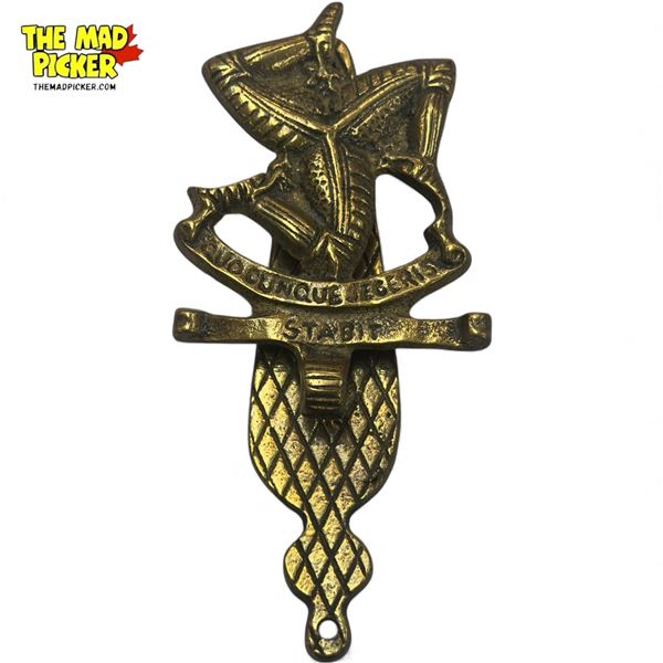 Vintage Brass Paper Holder