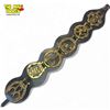 Image 1 : 5 Vintage Horse Brasses On Leather Strip