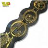 Image 3 : 5 Vintage Horse Brasses On Leather Strip
