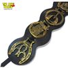 Image 4 : 5 Vintage Horse Brasses On Leather Strip