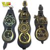 Image 1 : 7 Vintage Horse Brasses On Leather Strips