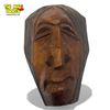 Image 1 : Carved First Nations Head Plaque By James Natrall