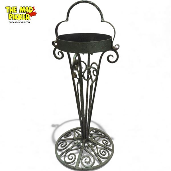 Vintage Cast Iron Ashtray Stand