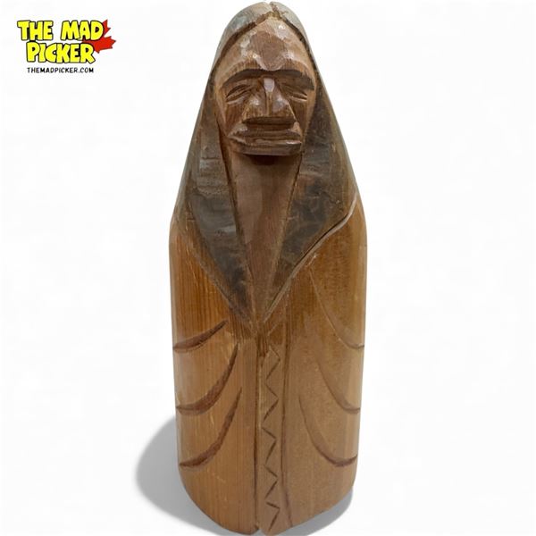 Carved First Nations Sculpture Of Man By James Natrall