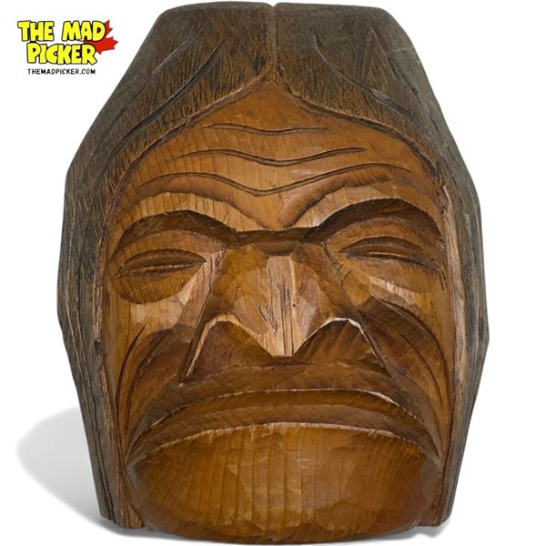 Hand Carved First Nations Plaque By James Natrall